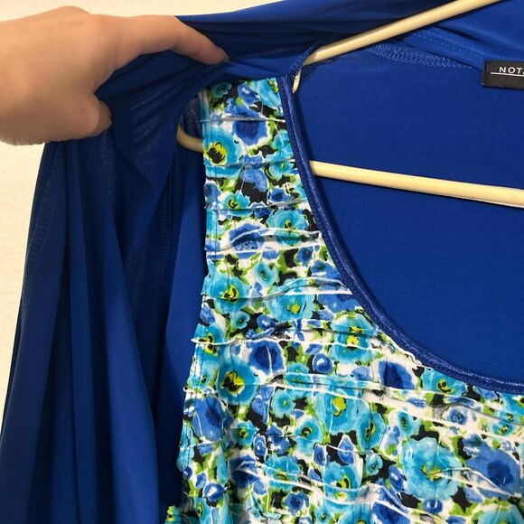 Notations Women's Blue Cardigan - Picture 3 of 5